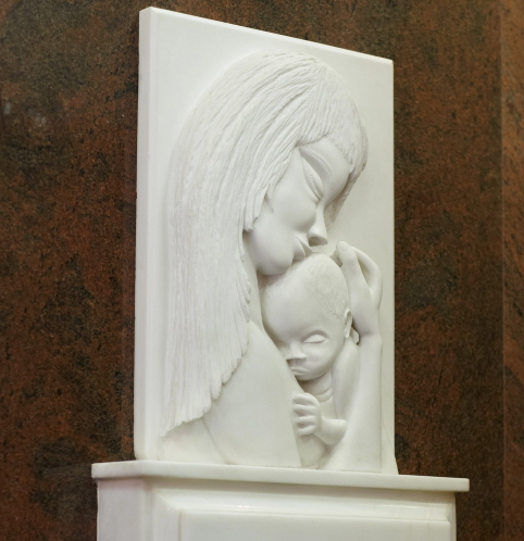 clinic mother statue